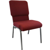 Flash Furniture PCHT185-104 Advantage Maroon Church Chairs 18.5 in. Wide